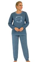 Tenderness dames pyjama Tricot lange mouw - Winter Flower