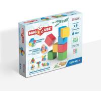 Magnetische constructieset - GEOMAG - Magicube Recycled Creative Set - 8 stuks - Gerecycled plastic - Vanaf 1 jaar