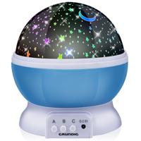 Nachtlamp sterren projector - 3 standen - 360 graden - galaxy projector sterrenhemel - blauw   -