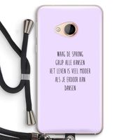 Sprong: HTC U Play Transparant Hoesje met koord