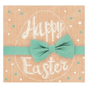 20x Pasen thema tafel servetten Happy Easter thema 25 x 25 cm   -