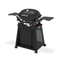 Weber Q 2800N+ Gas BBQ met stand Barbecue Q2800N+ Werkblad Zwart Onderstel Black Frame