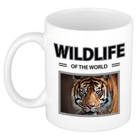 Foto mok tijger mok / beker - wildlife of the world cadeau tijgers liefhebber - feest mokken