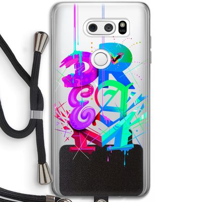 Dream: LG V30 Transparant Hoesje met koord