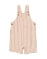 HEMA Babytuinbroek Strepen Bruin (bruin)