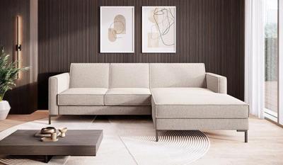 Showroommodel Hoekbank Denver | Rechts | Beige | L-Hoekbank - Niet in originele verpakking - Kans op schade