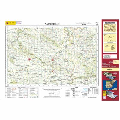 Topografische kaart 857 MT50 Valsequillo | CNIG - Instituto Geográfico Nacional1