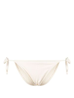 ERES bas de bikini Punch à taille nouée - Blanc