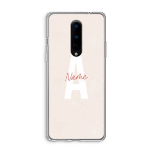 Strawberry Milkshake: OnePlus 8 Transparant Hoesje