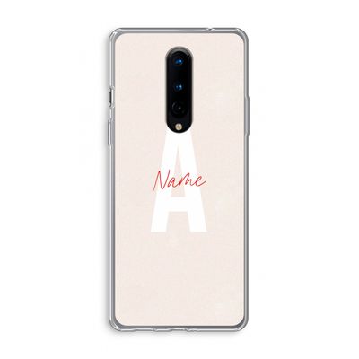 Strawberry Milkshake: OnePlus 8 Transparant Hoesje