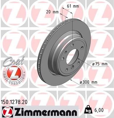Remschijf Coat Z 150127820