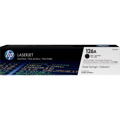 126A zwarte LaserJet Toner Cartridge (CE310AD) Toner