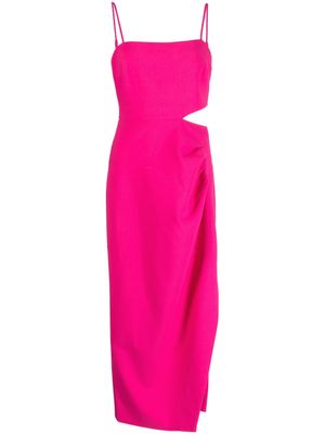 Likely robe Zeldana à découpe latérale - Rose