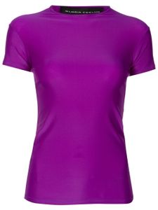 Gloria Coelho t-shirt à col rond - Violet