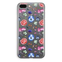 Bloemetjes: iPhone 8 Plus Transparant Hoesje