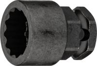 HAZET Krachtdopsleutel 900SZ6-21 · 1/2 inch (12,5 mm) vierkant hol, 24 mm buitenzeskant · Buitentwaalfkant tractieprofiel · SW 21 mm