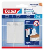 Klevende spijker tesa tegels metaal 3kg wit | 8 stuks