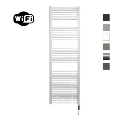 Elektrische Radiator Sanicare HWV Met Wifi 172x60 cm Wit 1127W Met Thermostaat Wit Rechtsonder
