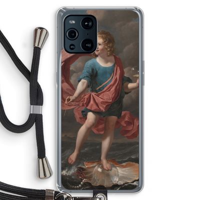 Soap Bubbles: Oppo Find X3 Transparant Hoesje met koord