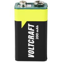 VOLTCRAFT Oplaadbare 9V batterij (blok) NiMH 8.4 V 200 mAh 1 stuk(s) - thumbnail