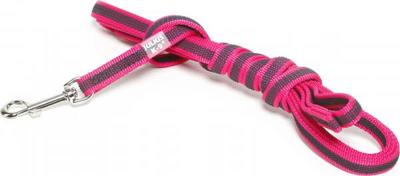 Lange lijn hond - Antislip - 14mm x 3m - Met handvat - Roze