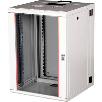 ROLINE 19-inch wandbehuizing Pro 16 U, 600x600 BxD tweedelig draaibaar grijs