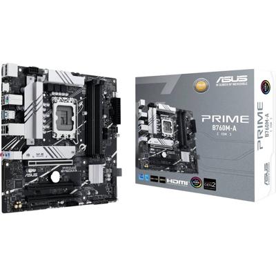 Asus 90MB1EK0-M1EAYC Moederbord Socket Intel LGA 1700 Vormfactor Micro-ATX Moederbord chipset Intel® B760