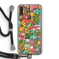 Vexx City: Samsung Galaxy A11 Transparant Hoesje met koord