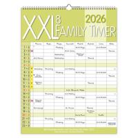 Familytimer XXL Kalender 2026 voor 8 pers