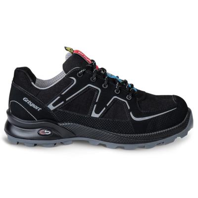Grisport Nordic werkschoenen laag S3 Cross Safety zwart/zilver - maat 45