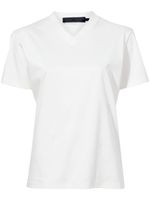 Proenza Schouler t-shirt Talia en coton biologique à col v - Blanc