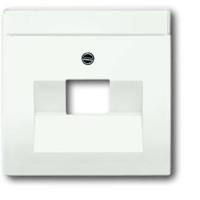 Busch-Jaeger 2CKA001710A3889 UAE-, IAE-, ISDN-contactdoos Afdekking Wit, Verkeerswit 1 stuk(s)