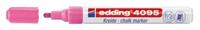 Krijtstift edding 4095 rond 2-3mm neon roze