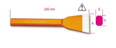 Beta Extra brede voegbeitels 1702N 50 - 017020005