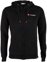 CONWAY Hooded sweatjacket logoline size xl black