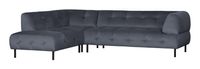 WOOOD Exclusive Hoekbank 'Lloyd' Links, Velvet, kleur Cloud