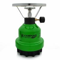 Camping Kookpit - kookstel met gasbrander - groen - 670 gram
