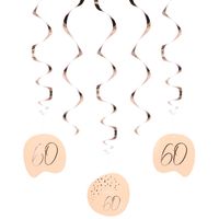 Swirls Elegant Blush 60 Jaar (5st)