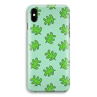 Groene blaadjes: iPhone Xs Volledig Geprint Hoesje