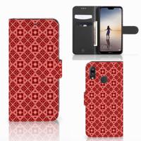 Huawei P20 Lite | Telefoon Hoesje | Batik Rood