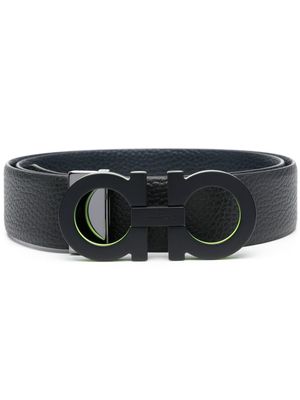 Ferragamo ceinture en cuir - Noir