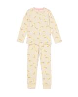 HEMA Kinderpyjama Rib Sterren Gebroken Wit (gebroken wit)