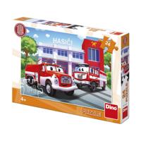 DinoToys Dino puzzel - tatra brandweer - 24 stukjes