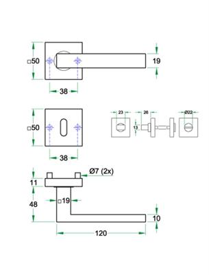 Krukgarn METRO rvs mat PC