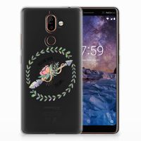 Nokia 7 Plus Telefoonhoesje met Naam Boho Dreams - thumbnail