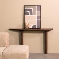 LABEL51 Organische Sidetable 'Wow' Mangohout, 135cm, kleur Espresso