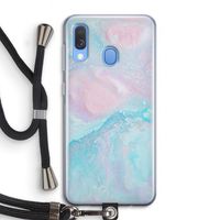 Fantasie pastel: Samsung Galaxy A40 Transparant Hoesje met koord