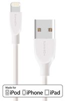 Mobiparts Apple Lightning to USB Cable 2A 2m White - thumbnail