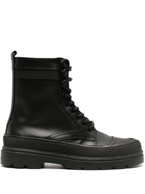 Calvin Klein bottines à logo embossé - Noir