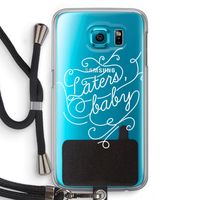 Laters, baby: Samsung Galaxy S6 Transparant Hoesje met koord